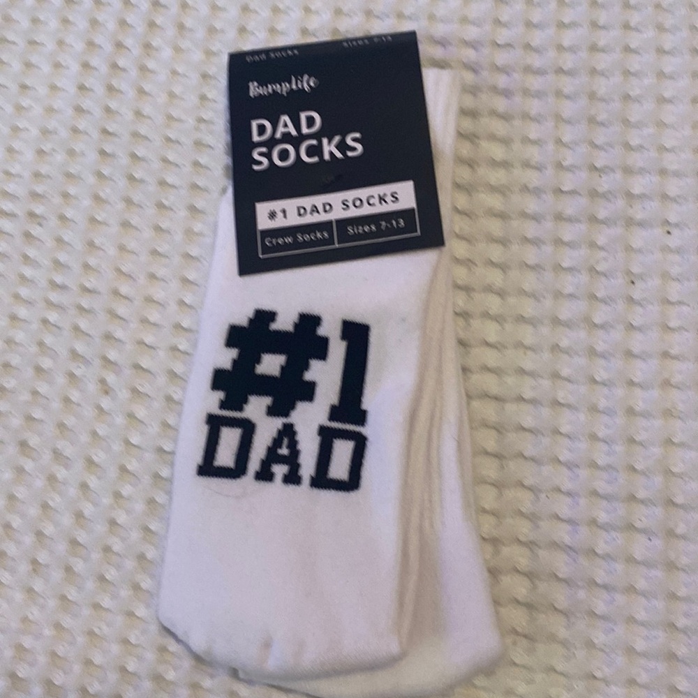 *5 for $20!* Dad socks fathers day gift #1 Dad brand new